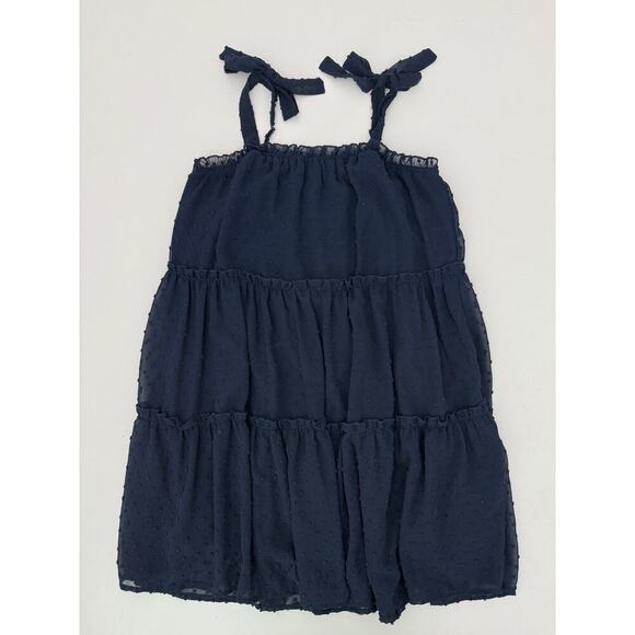 Altar'd state navy blue polka dot mini dress (size medium) - Picture 6 of 6